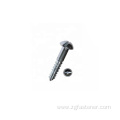 Steel slotted pan head tapping screws / slotted tapping screws